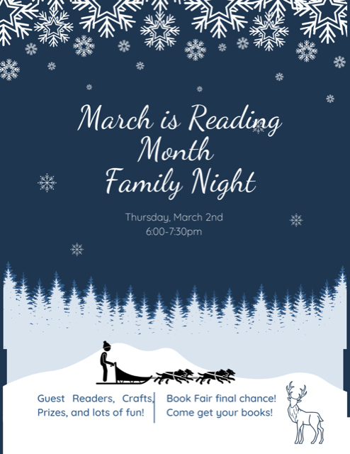 March is Reading Month Family Night