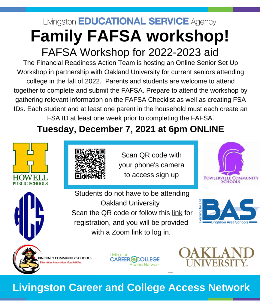 family FAFSA workshop